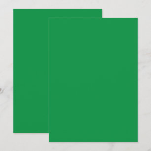 Tarjeta de agradecimiento plana   Verde minimalist