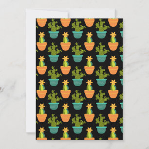 Tarjeta De Agradecimiento Planta de Cactus Mexicana Fiesta Cinco de Mayo Jar