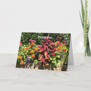 Tarjeta De Agradecimiento Plantador de Flores Gracias