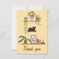 Plantas, Gatos Y Libros - Estética Del Gato De Boo