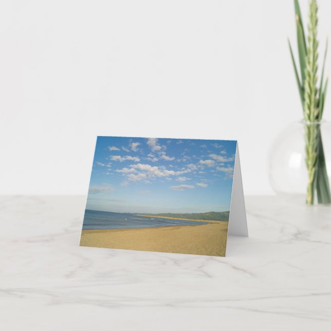 Tarjeta De Agradecimiento Playa Bataan - Filipinas (Anverso)