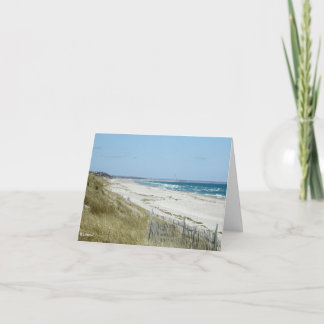 Tarjeta De Agradecimiento Playa del cabo--gracias