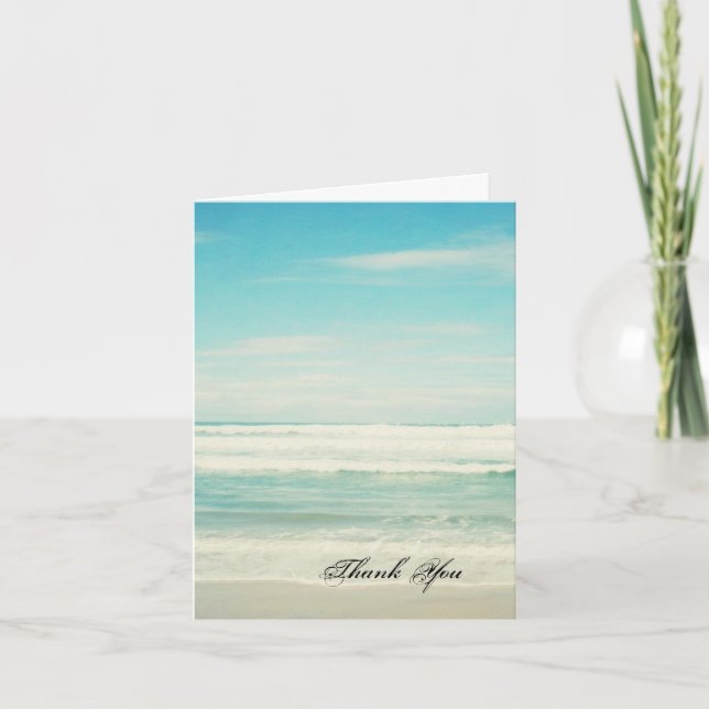 Tarjeta De Agradecimiento Playa Gracias (Anverso)