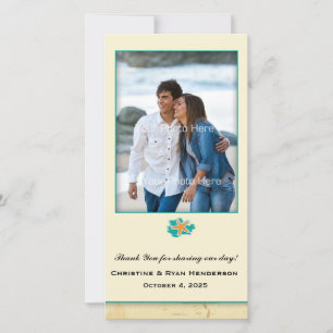 Tarjeta De Agradecimiento Playa Seashell