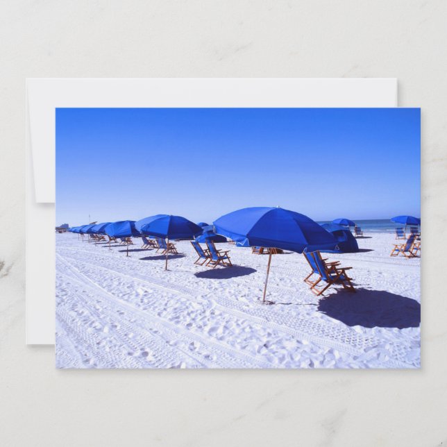 Tarjeta De Agradecimiento Playas tropicales | Aguas de aclaración, Florida (Anverso)