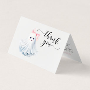 Tarjeta de agradecimiento plegable para baby showe