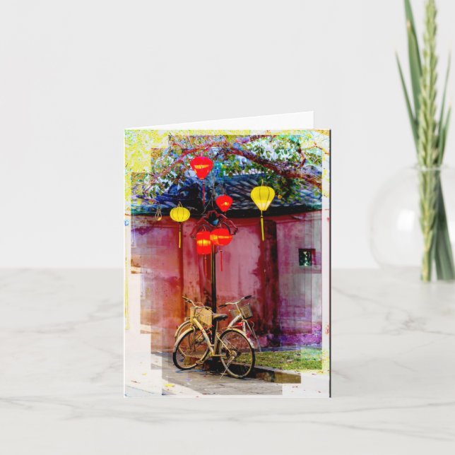 Tarjeta de agradecimiento plegada (Anverso)