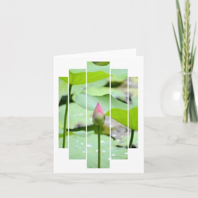 Tarjeta de agradecimiento plegada (Anverso)