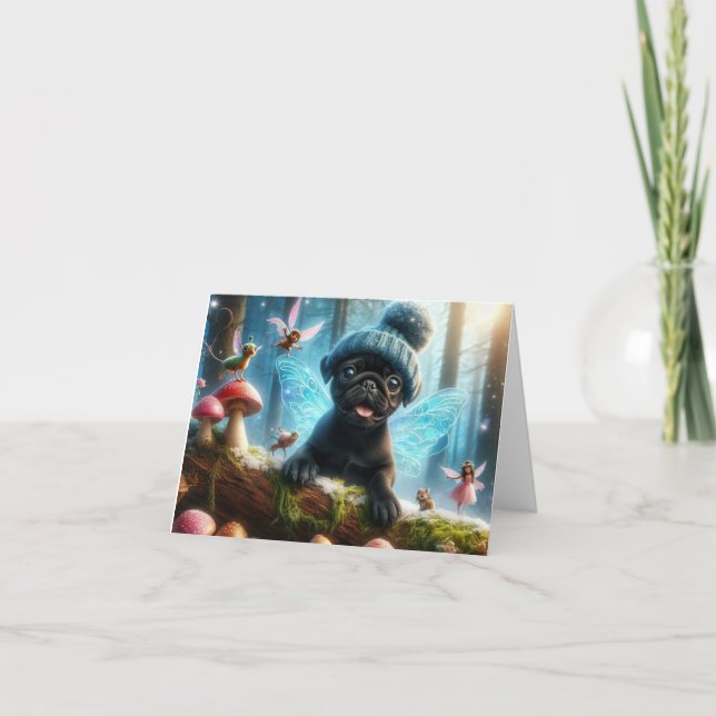 Tarjeta de agradecimiento plegada (Anverso)