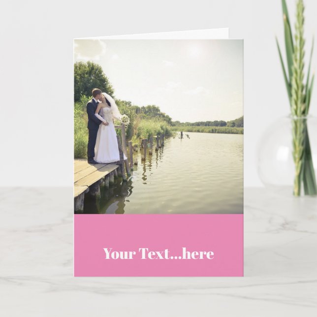 Tarjeta de agradecimiento plegada (Anverso)