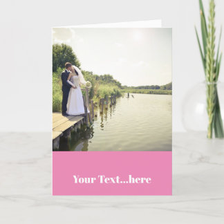 Tarjeta de agradecimiento plegada