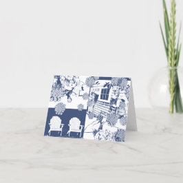 Tarjeta de agradecimiento plegada