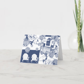 Tarjeta de agradecimiento plegada