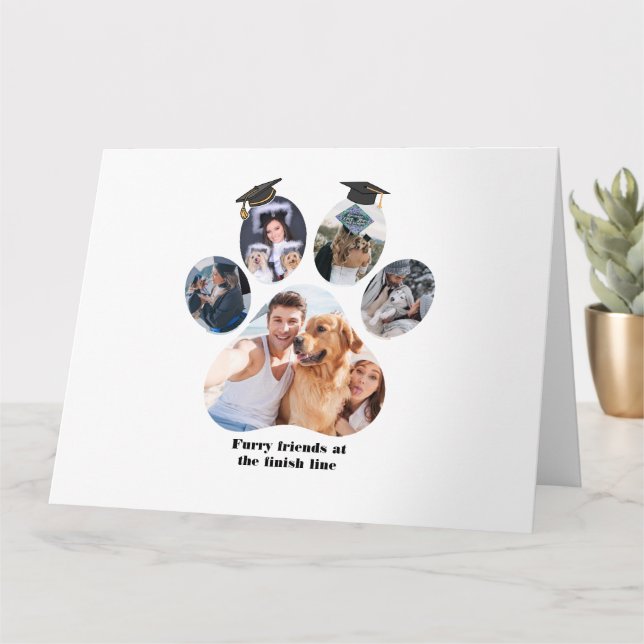 Tarjeta de agradecimiento plegada (Planta pequeña)