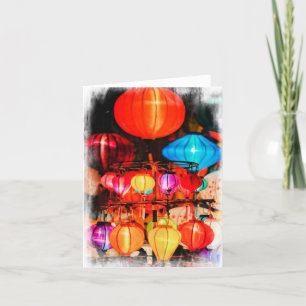 Tarjeta de agradecimiento plegada