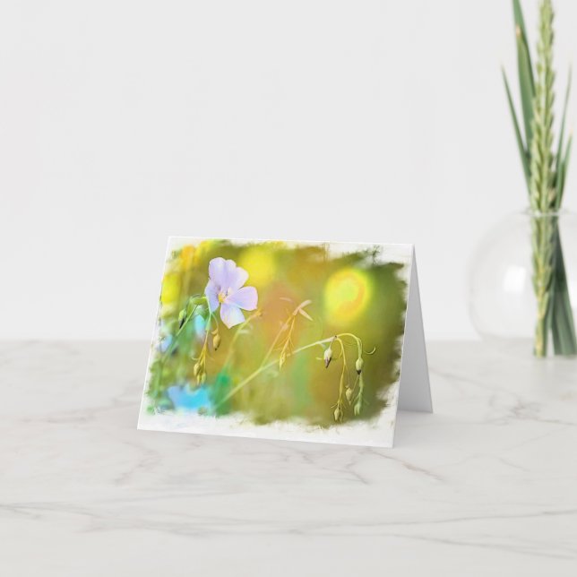 Tarjeta de agradecimiento plegada (Anverso)