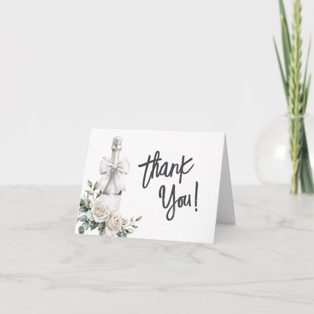 Tarjeta de agradecimiento plegada (Anverso)