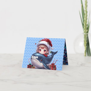 Tarjeta de agradecimiento plegada