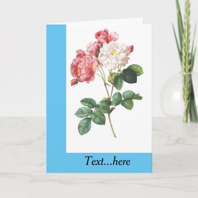 Tarjeta de agradecimiento plegada (Anverso)