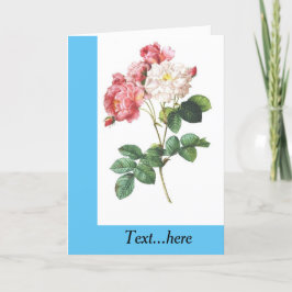 Tarjeta de agradecimiento plegada