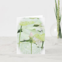 Tarjeta de agradecimiento plegada