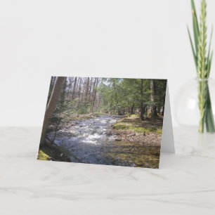 Tarjeta de agradecimiento plegada