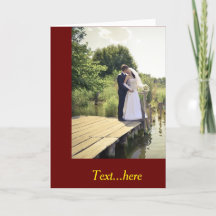 Tarjeta de agradecimiento plegada