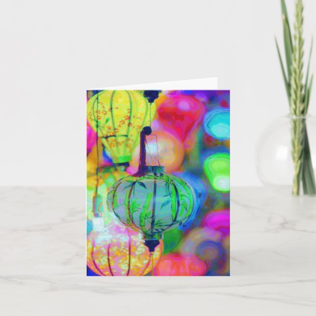 Tarjeta de agradecimiento plegada (Anverso)