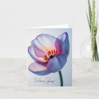 Tarjeta de agradecimiento plegada