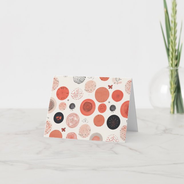 Tarjeta de agradecimiento plegada (Anverso)