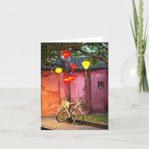 Tarjeta de agradecimiento plegada