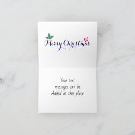 Tarjeta de agradecimiento plegada