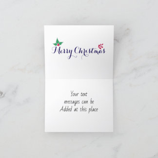 Tarjeta de agradecimiento plegada