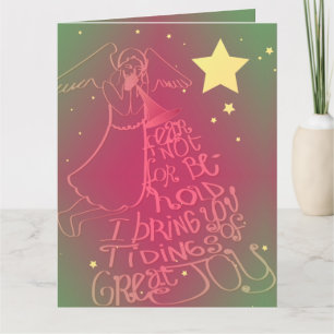 Tarjeta de agradecimiento plegada