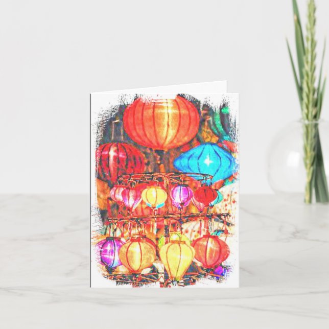 Tarjeta de agradecimiento plegada (Anverso)