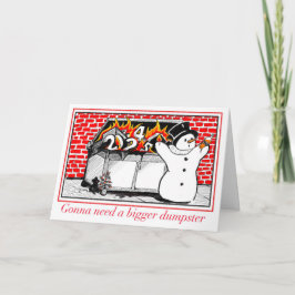 Tarjeta de agradecimiento plegada