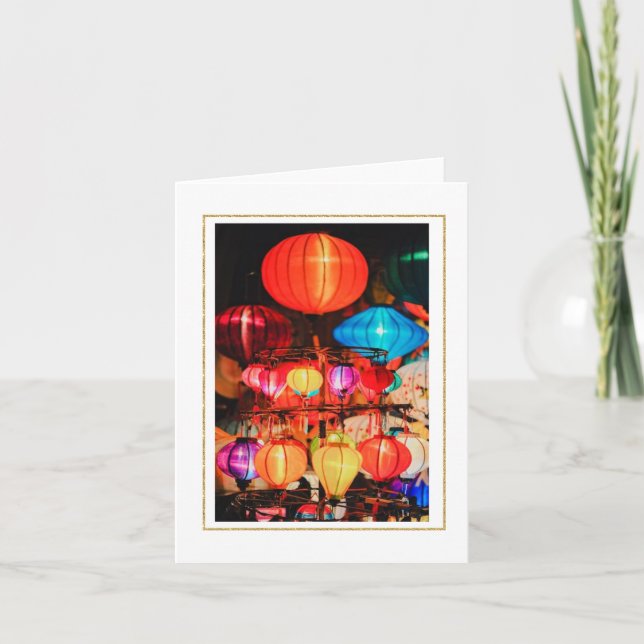 Tarjeta de agradecimiento plegada (Anverso)