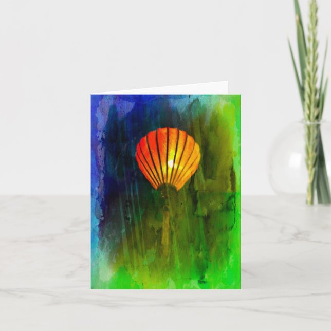 Tarjeta de agradecimiento plegada (Anverso)