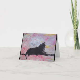 Tarjeta de agradecimiento plegada