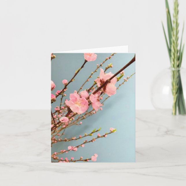 Tarjeta de agradecimiento plegada (Anverso)