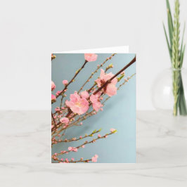 Tarjeta de agradecimiento plegada