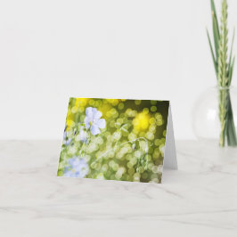 Tarjeta de agradecimiento plegada