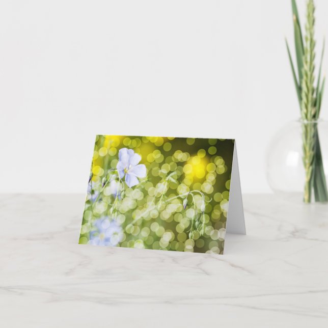 Tarjeta de agradecimiento plegada (Anverso)