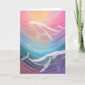 Tarjeta de agradecimiento plegada