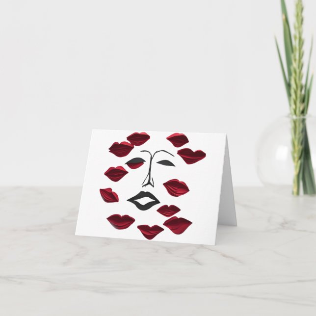 Tarjeta de agradecimiento plegada (Anverso)