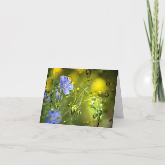 Tarjeta de agradecimiento plegada (Anverso)