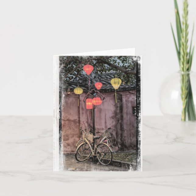 Tarjeta de agradecimiento plegada (Anverso)