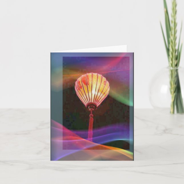 Tarjeta de agradecimiento plegada (Anverso)