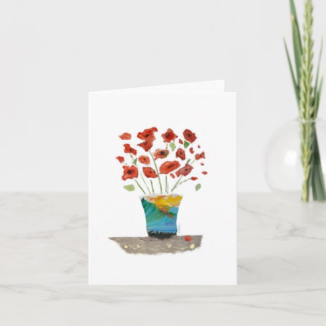 Tarjeta de agradecimiento plegada (Anverso)