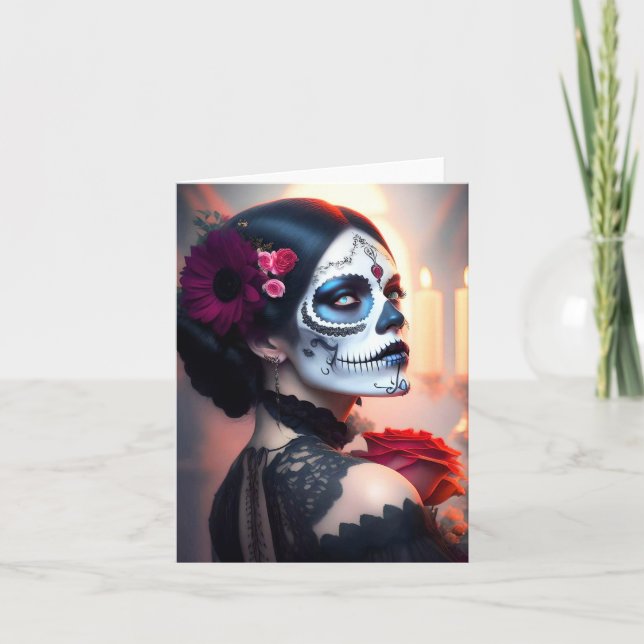 Tarjeta de agradecimiento plegada (Anverso)